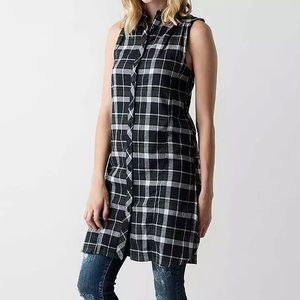 RED PLAIDS Keep It Real Tunic Shirt | Lira